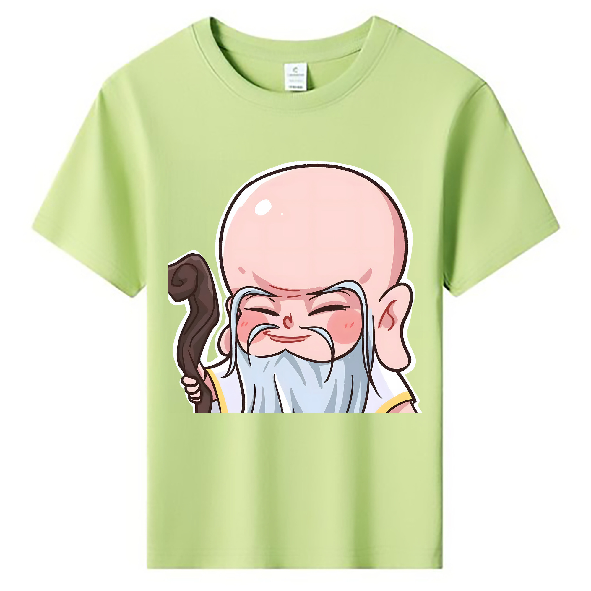（画像用） Ne Zha 2 ナタ 魔童の大暴れ 綿100％キッズTシャツ（フロントプリント）